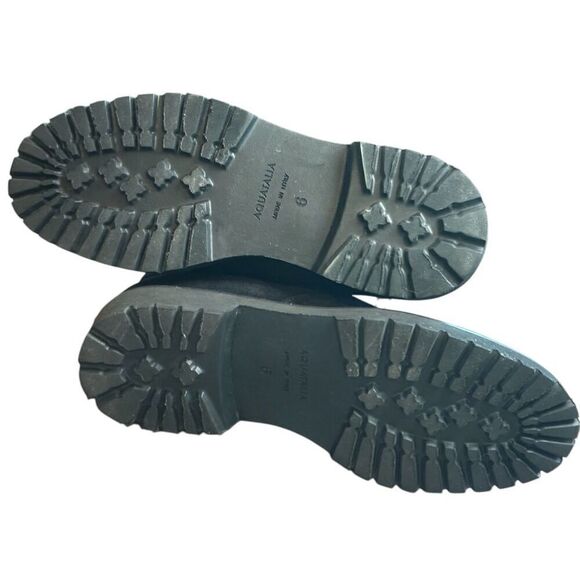 Aquatalia Mayra Weatherproof Suede Leather Lace-Up & Zip Boot NWOT Size 6 - Picture 6 of 7